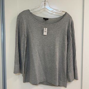 Talbots Silver Knit Sweater